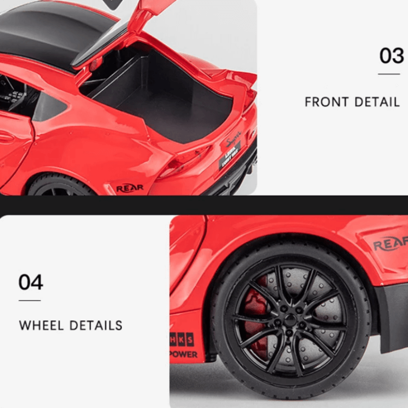 1:22 Toyata Supra Alloy Model Car