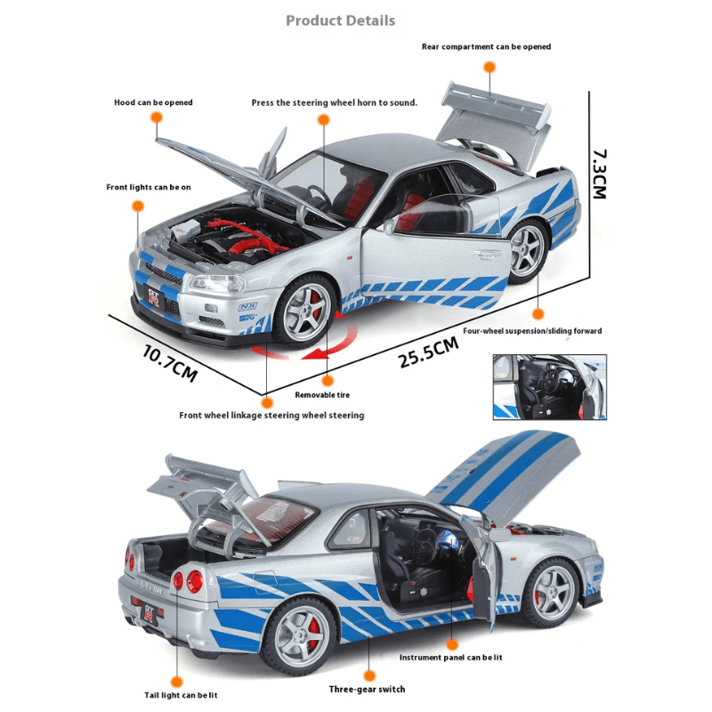Nissan Skyline GT-R R34 - 1/18
