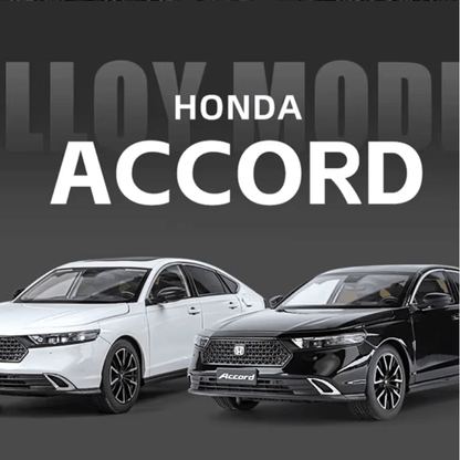 Honda Accord 1/18 Escala Die-cast: Réplica Detalhada Carro Miniatura Colecionável