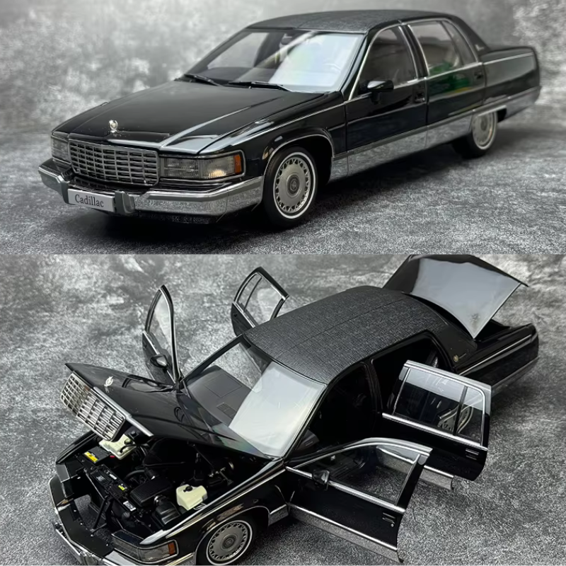 Carro Miniatura Die-Cast Cadillac Fleetwood Escala 1:18 Colecionável Detalhado