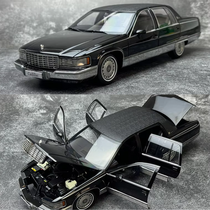 Carro Miniatura Die-Cast Cadillac Fleetwood Escala 1:18 Colecionável Detalhado