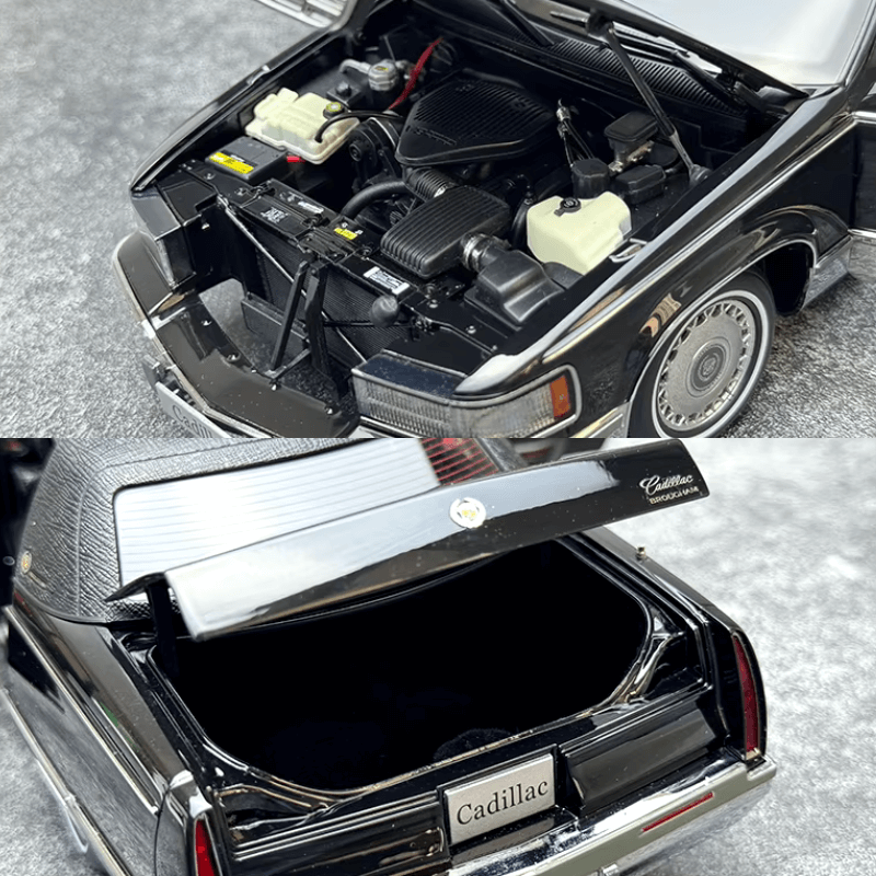 Carro Miniatura Die-Cast Cadillac Fleetwood Escala 1:18 Colecionável Detalhado