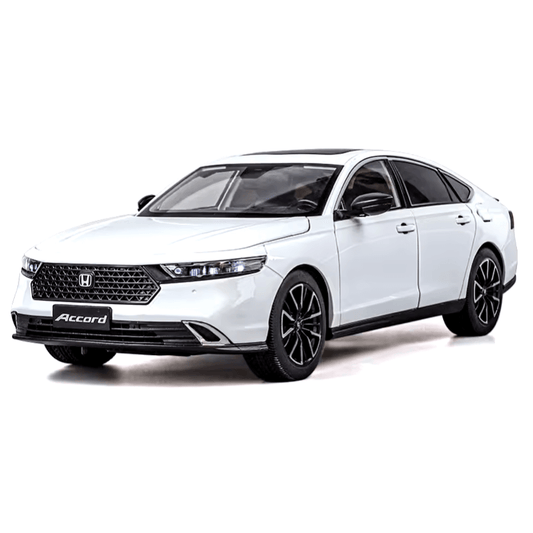 Honda Accord 1/18 Escala Die-cast: Réplica Detalhada Carro Miniatura Colecionável