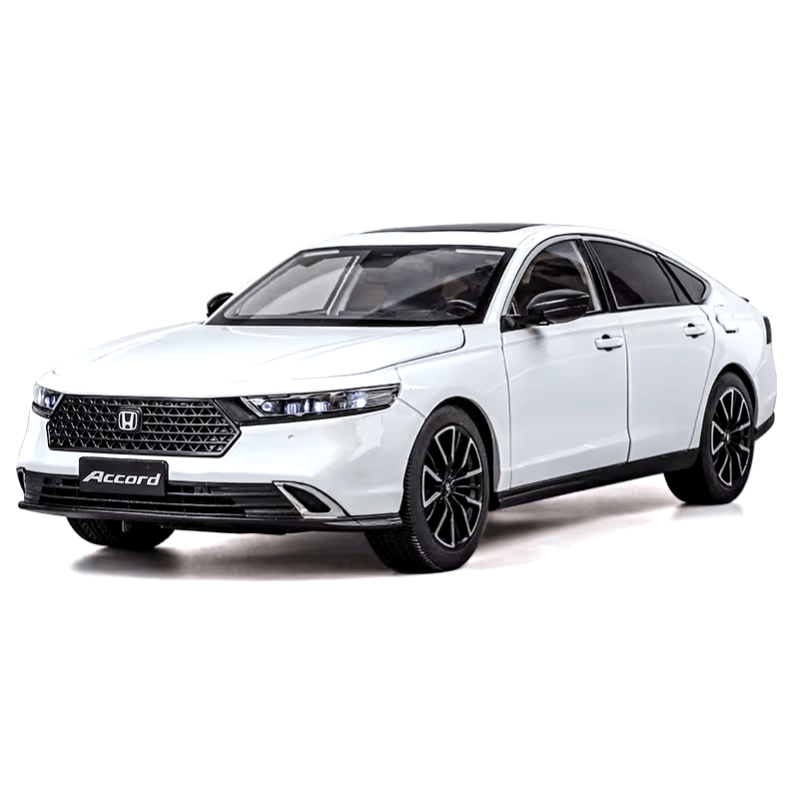 Honda Accord 1/18 Escala Die-cast: Réplica Detalhada Carro Miniatura Colecionável