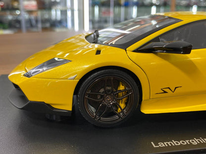 1/18 Diecast Lamborghini Murciélago LP670-4 SV Giallo Orion Yellow – Autoart Full Opening