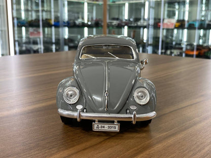 1/18 Metal Diecast Bburago Volkswagen Kafer Beetle (1955) Grey