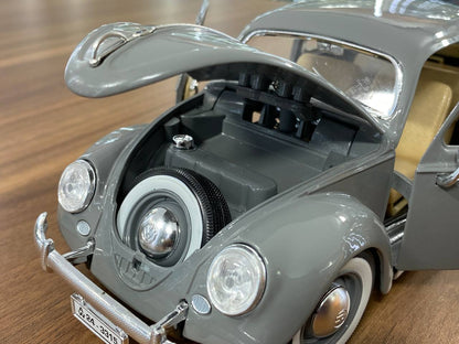 1/18 Metal Diecast Bburago Volkswagen Kafer Beetle (1955) Grey