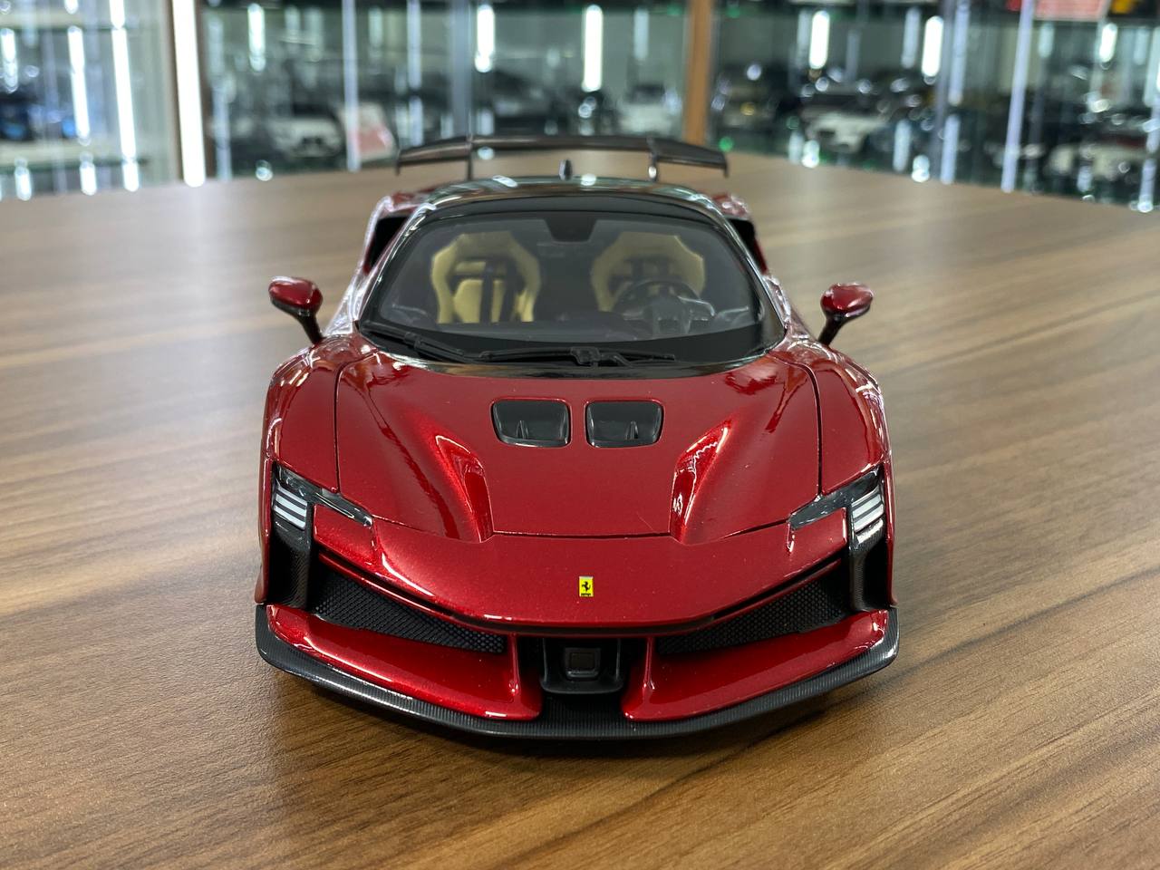 1/18 Metal Diecast Bburago Ferrari SF90 XX Stradale in Dark Red