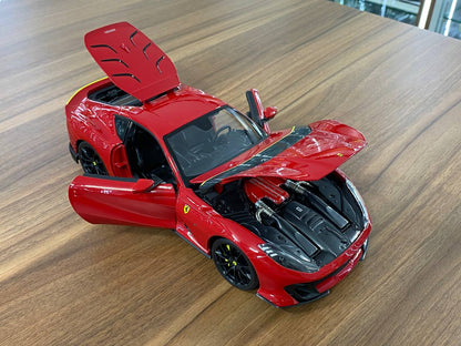 1/18 Metal Diecast Bburago Ferrari Ferrari 812 Competizione in Red