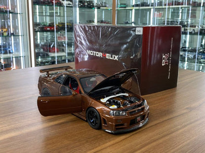 Nissan Skyline GT-R R34 1/18 – Metallic Bronze
